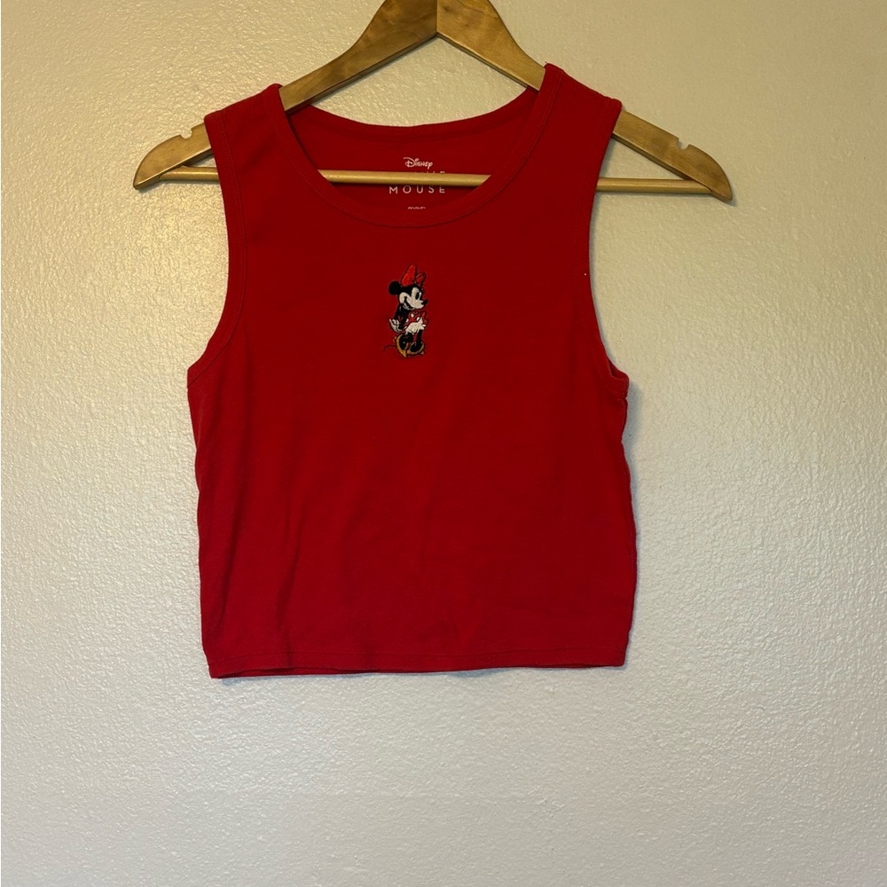 Disney Minnie Mouse Women’s Red Tank Top Size Small
